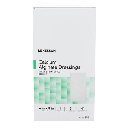McKesson Alginate Dressing 4 X 8 Inch Rectangle