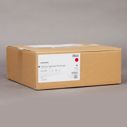 McKesson Alginate Dressing 4 X 8 Inch Rectangle