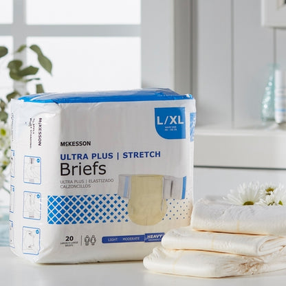 McKesson Incontinence Brief Adult Large / X-Large Unisex