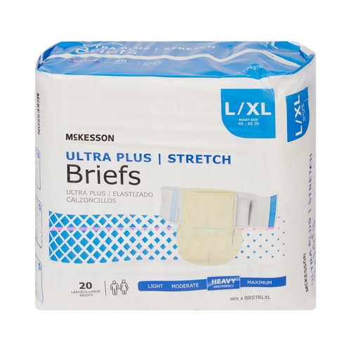 McKesson Incontinence Brief Adult Large / X-Large Unisex