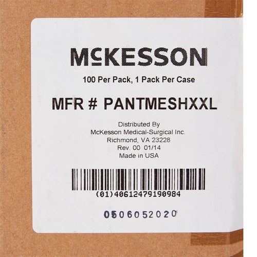 McKesson Knit Pant Unisex Knit Weave 2X-Large Pull On Disposable