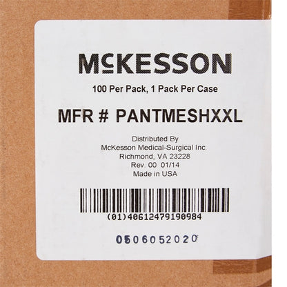 McKesson Knit Pant Unisex Knit Weave 2X-Large Pull On Disposable