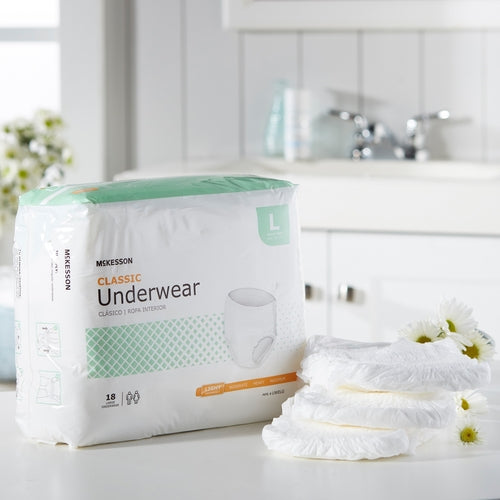 McKesson Absorbent Underwear Pull On Adult Large Unisex
