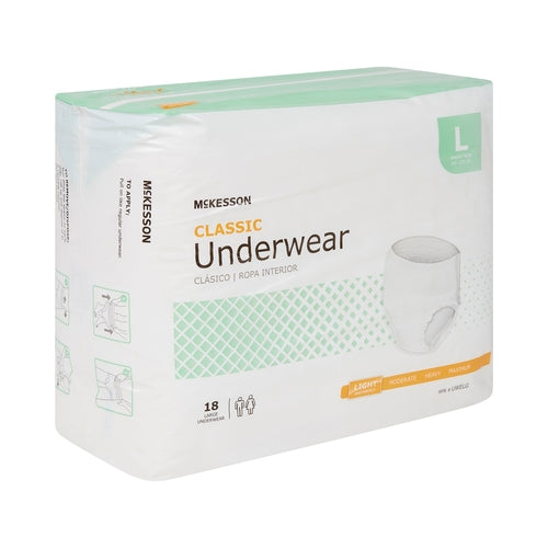 McKesson Absorbent Underwear Pull On Adult Large Unisex