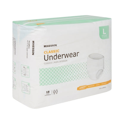 McKesson Absorbent Underwear Pull On Adult Large Unisex