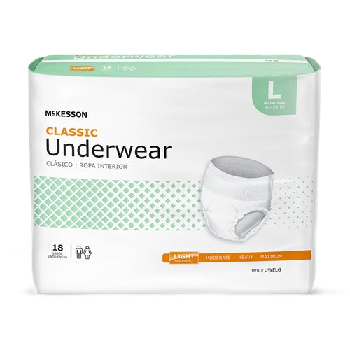 McKesson Absorbent Underwear Pull On Adult Large Unisex