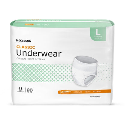 McKesson Absorbent Underwear Pull On Adult Large Unisex
