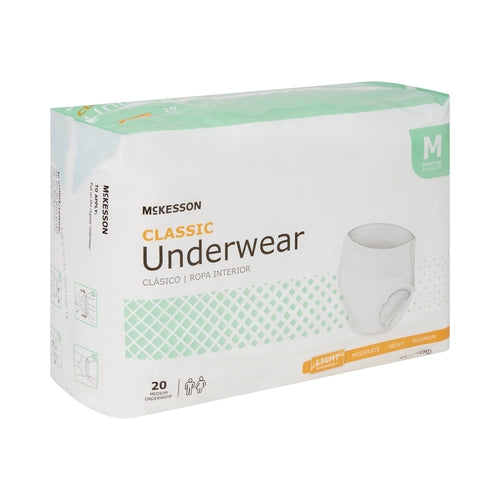 McKesson Absorbent Underwear Pull On Adult Medium Unisex