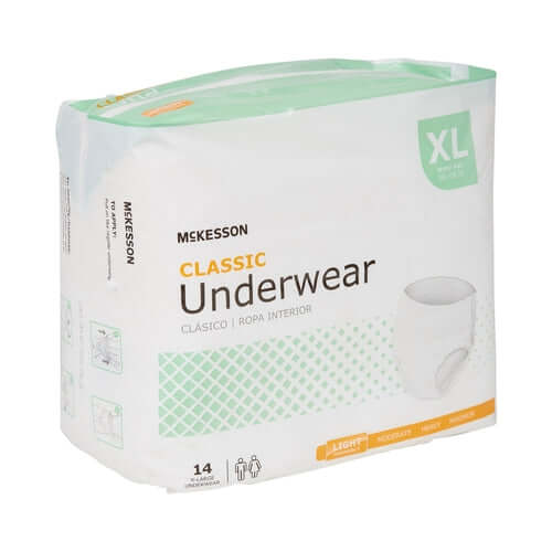 McKesson Absorbent Underwear Classic Pull On Adult X-Large Unisex