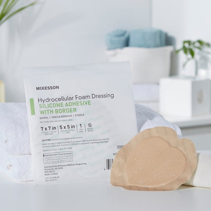 McKesson 5-Layer Foam Dressing 7 X 7 Inch