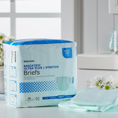 McKesson Incontinence Brief Stretch Adult 2X-Large / 3X-Large Unisex