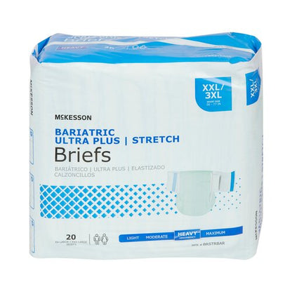 McKesson Incontinence Brief Stretch Adult 2X-Large / 3X-Large Unisex