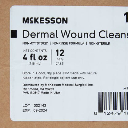 McKesson Wound Cleanser 4 oz. Squeeze Bottle NonSterile