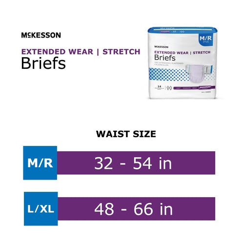 McKesson Incontinence Brief Adult X-Large Unisex