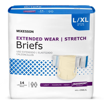 McKesson Incontinence Brief Extended Wear Adult Large / X-Large