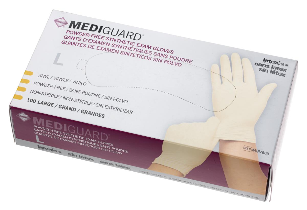 MediGuard Stretch Vinyl Exam Gloves