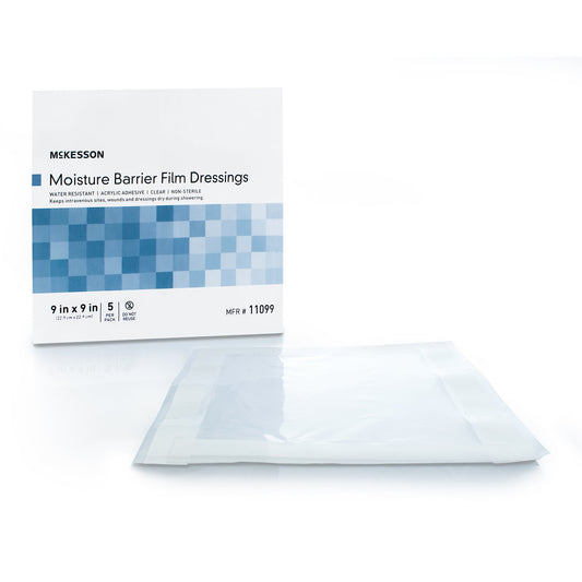 Moisture Barrier Protector McKesson 9X9 Inch NonSterile Pk/5