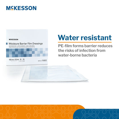 Moisture Barrier Protector McKesson 10 X 12 Inch NonSterile Pk/5