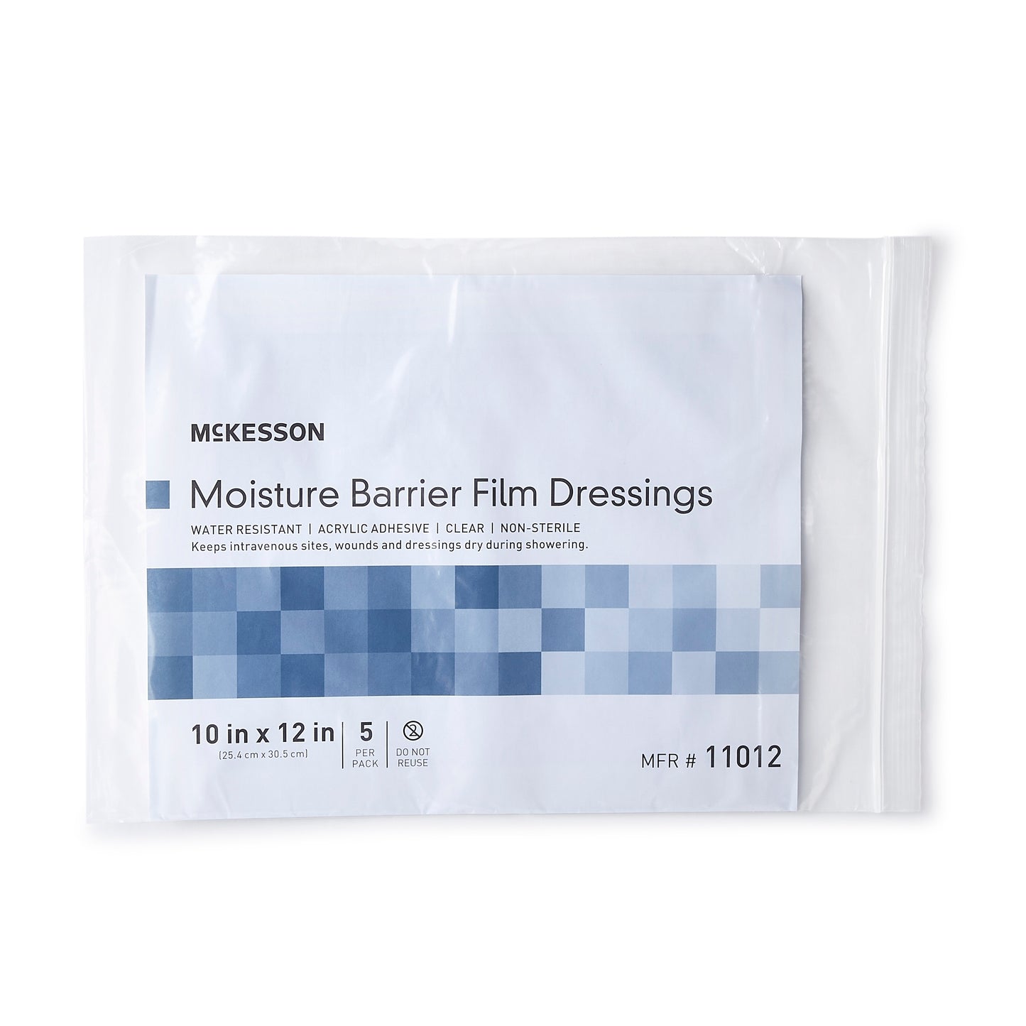 Moisture Barrier Protector McKesson 10 X 12 Inch NonSterile Pk/5