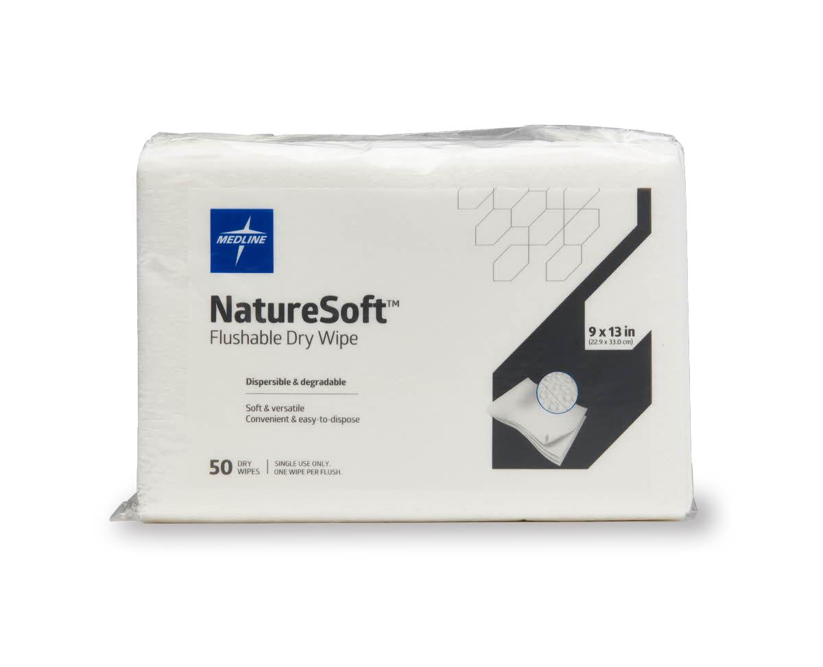 NatureSoft Flushable Dry Wipes