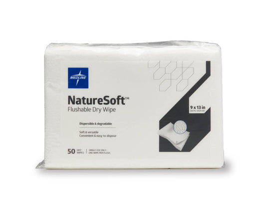 NatureSoft Flushable Dry Wipes