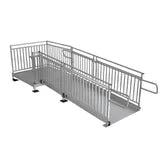 Pathway HD Modular Ramp Systems with Picketed Handrails