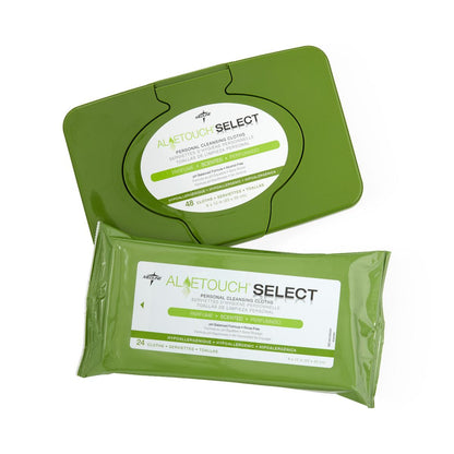 AloeTouch SELECT Premium Spunlace Personal Cleansing Wipes