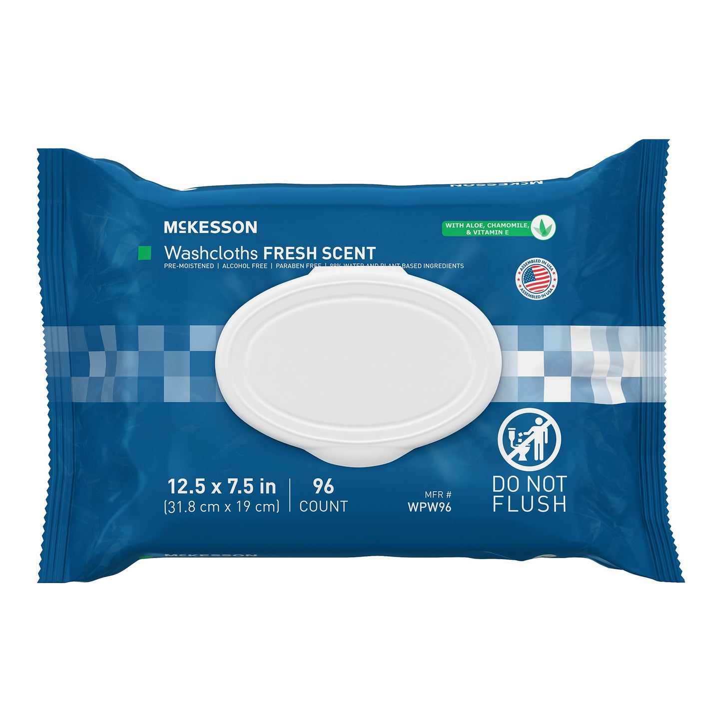 McKesson Personal Cleansing Wipe Soft Pack Scented 96 Count