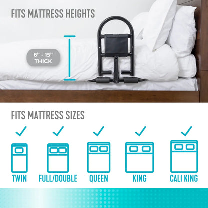 Bed Box Handle Prime Bed Handle by Stander Adjustable Bed Assist Handle