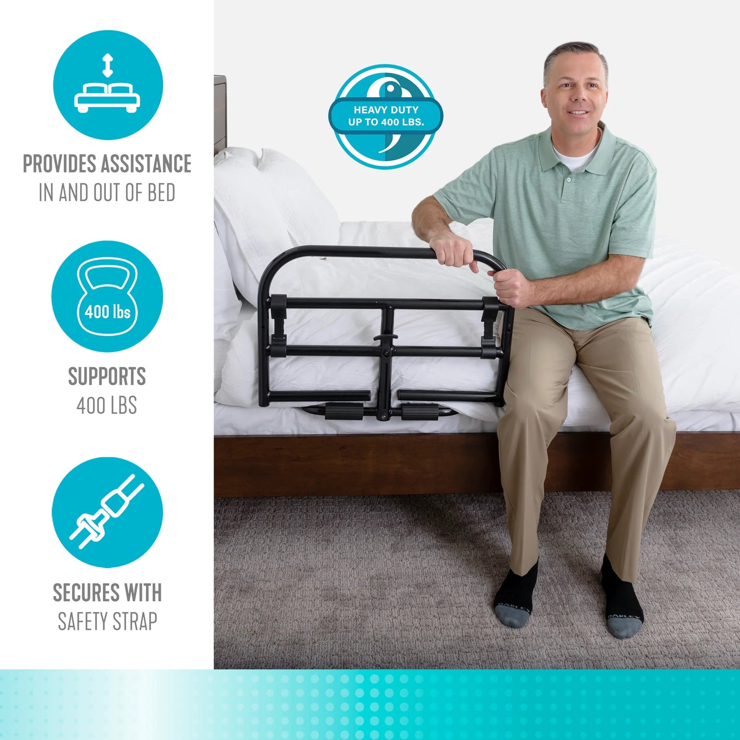 Stander Prime Safety Bed Rail