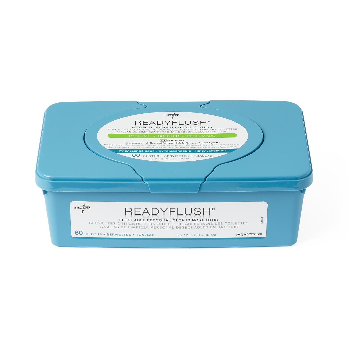 Medline ReadyFlush Wipes - Thumbnail 2