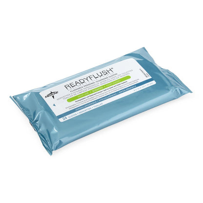 ReadyFlush Biodegradable Flushable Scented Wipes 8"x10"