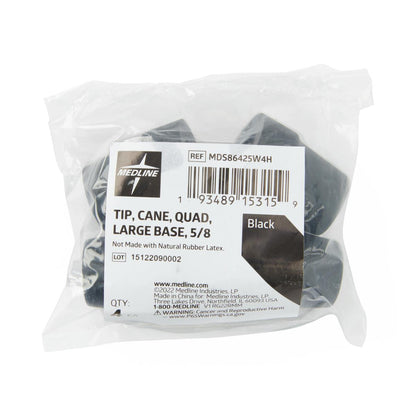 Quad Cane Tips 5/8" - Durable Rubber Replacement