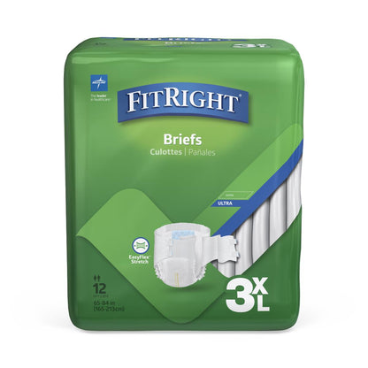 FitRight 3XL Cloth Like Adult Brief