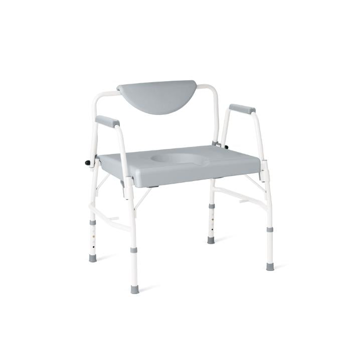 Bariatric Drop Arm Steel Commode