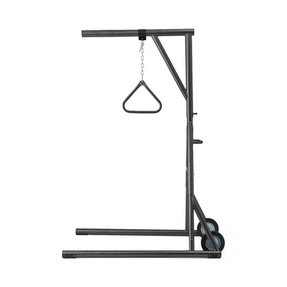 Freestanding Bariatric Trapeze with Wheels