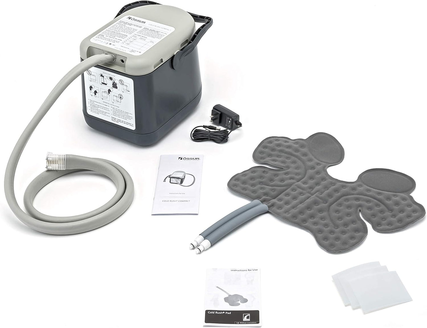 Ossur Cold Rush Compact Cold Therapy Machine System and Pads