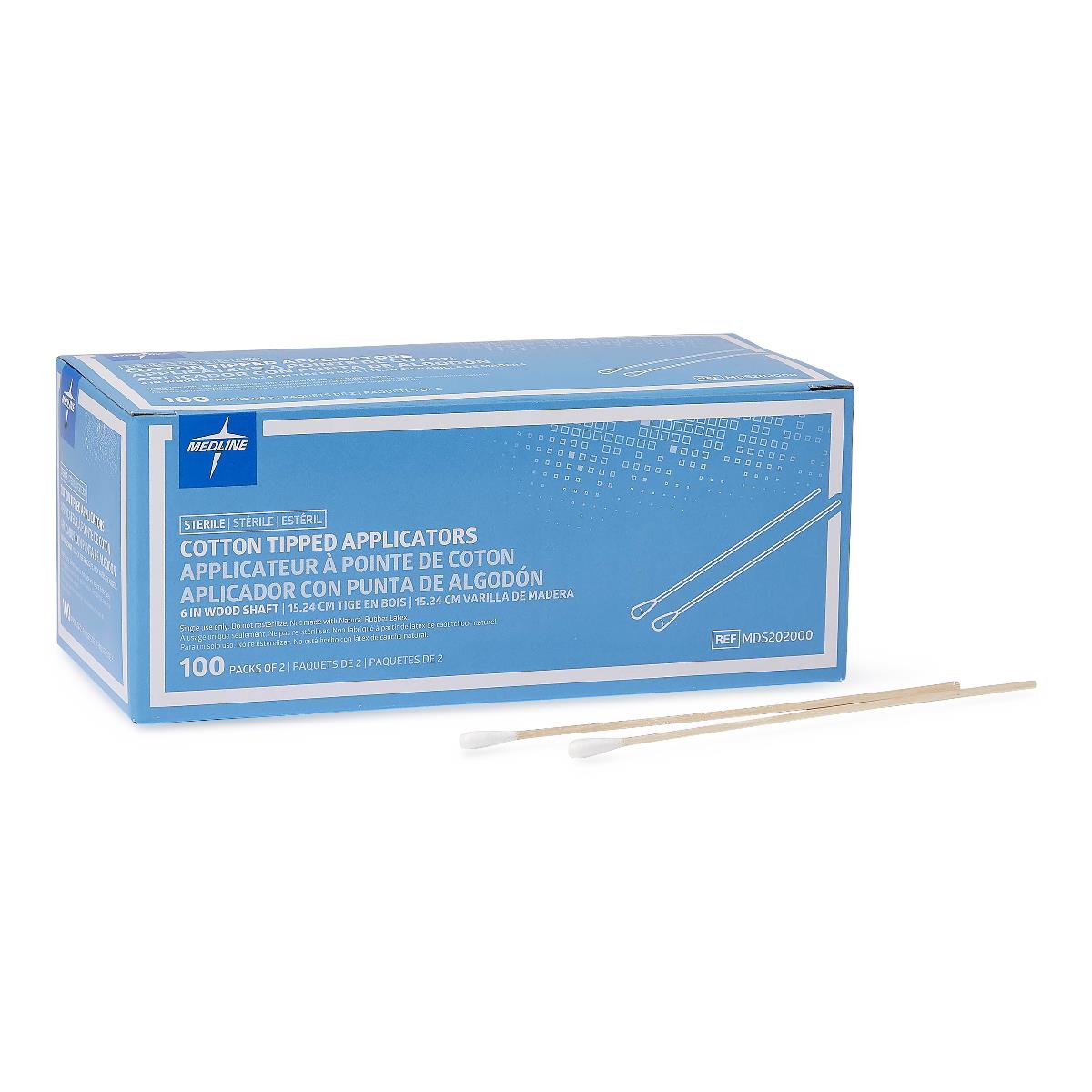 Medline Cotton-Tipped Applicators - Thumbnail 2
