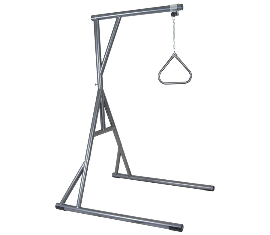 Freestanding heavy-duty trapeze bar rental with floor stand