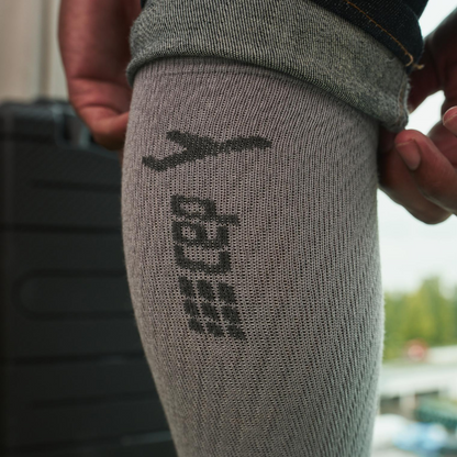 Flight Socks, Black, Men