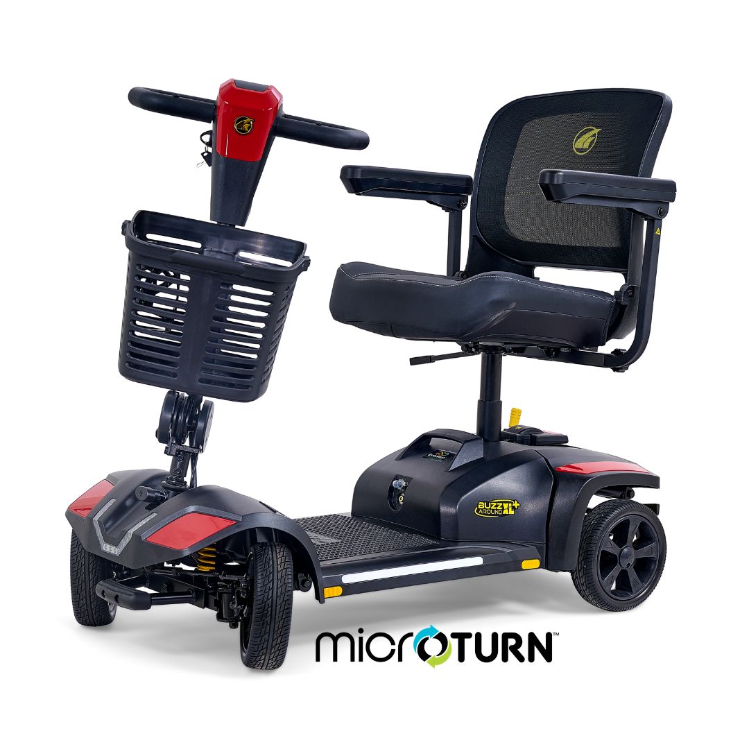 BuzzAround XL+ Microturn - 4 Wheel Scooter by Golden Technologies