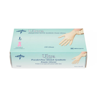 Ultra Powder-Free Stretch Synthetic Exam Gloves, Latex-Free