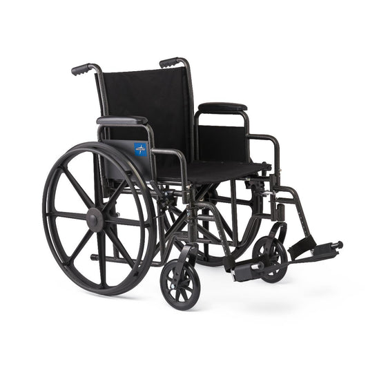 K1 Basic Wheelchair w/ Removable Desk Length Arms