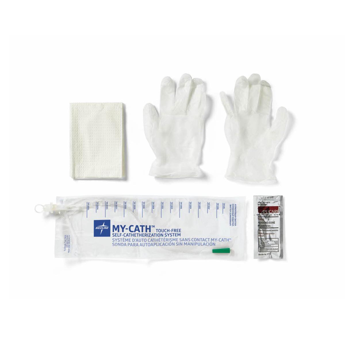 MY-CATH, Touch-free Self-Catheter System, 14FR Catheter w/ 1500ml Collection Bag