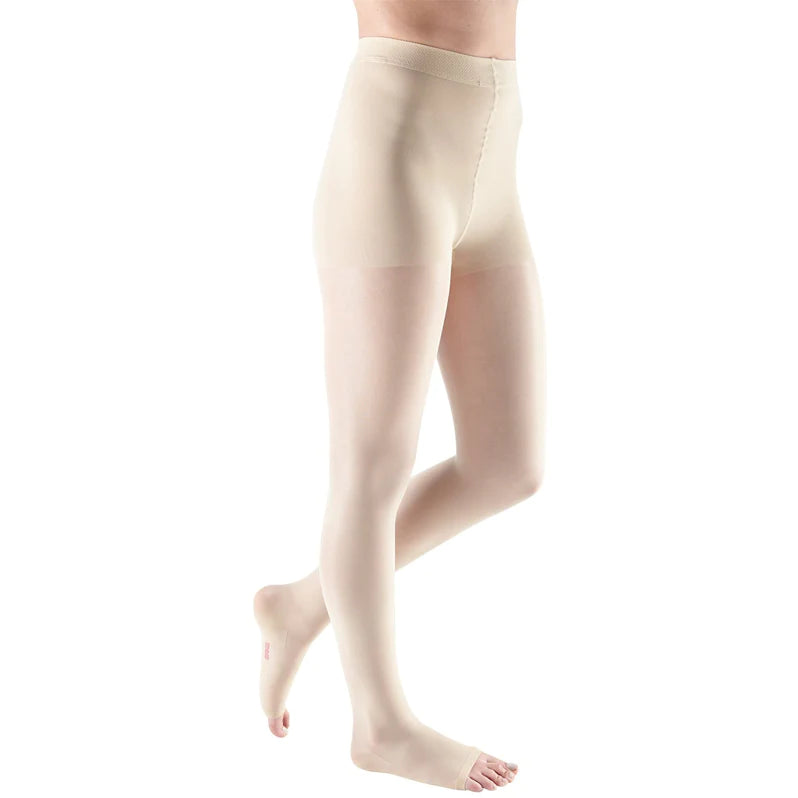 Medi Sheer & Soft 20-30mmHg Open Toe Panty w/Non Adjustable Waist Band
