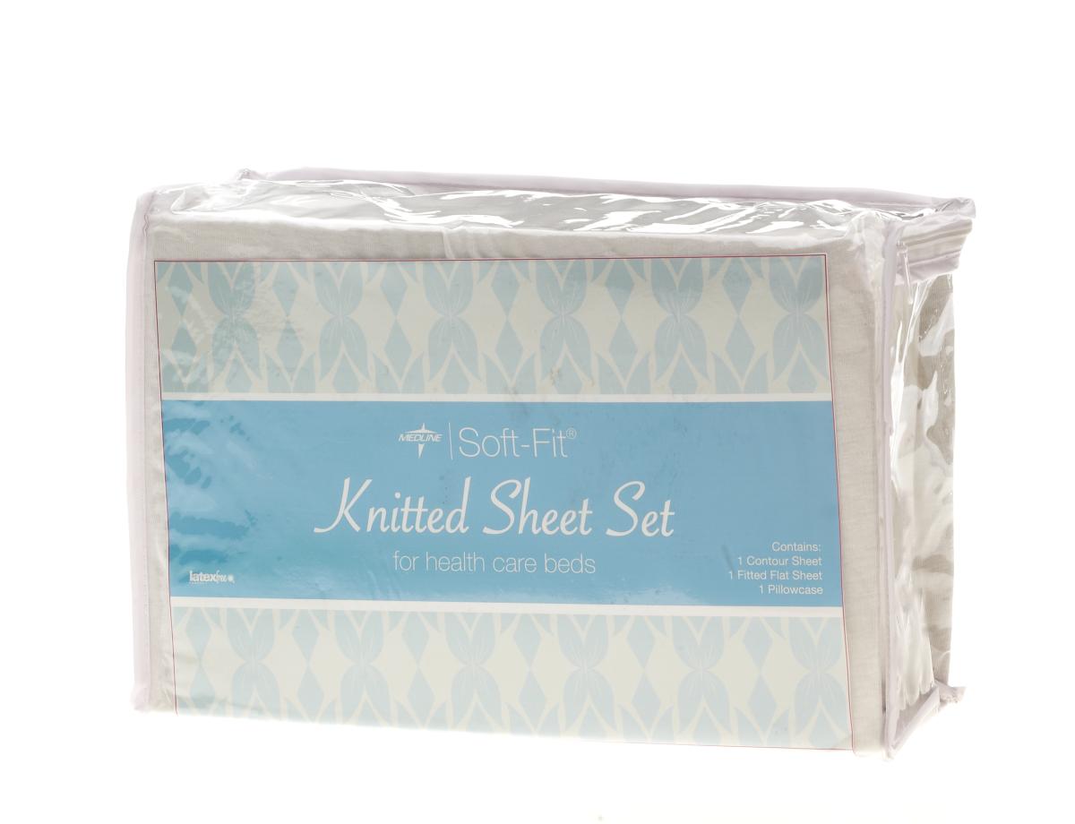 Soft-Fit Knitted Contour Sheet Set