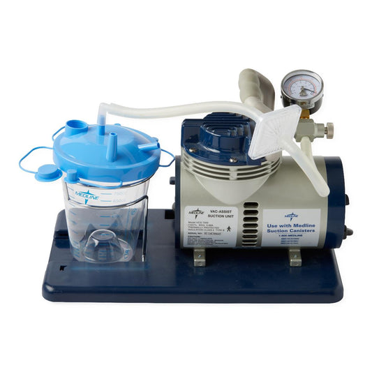 Vac-Assist Suction Aspirator, 800cc Canister Suction Machine