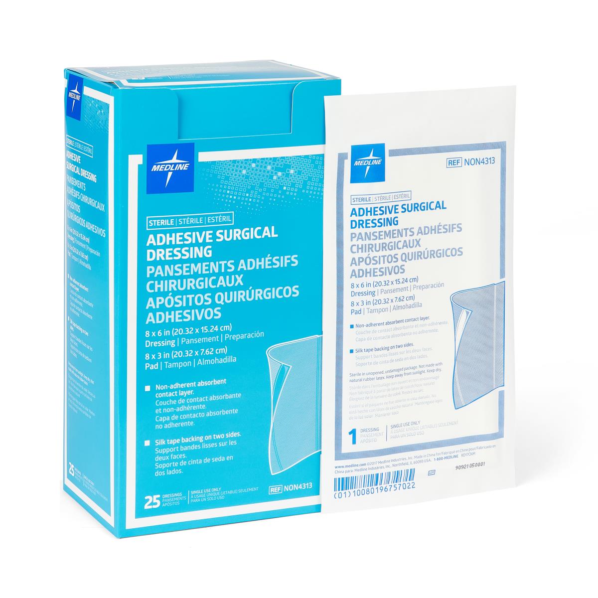 Surgical Dressing w/Adhesive Border