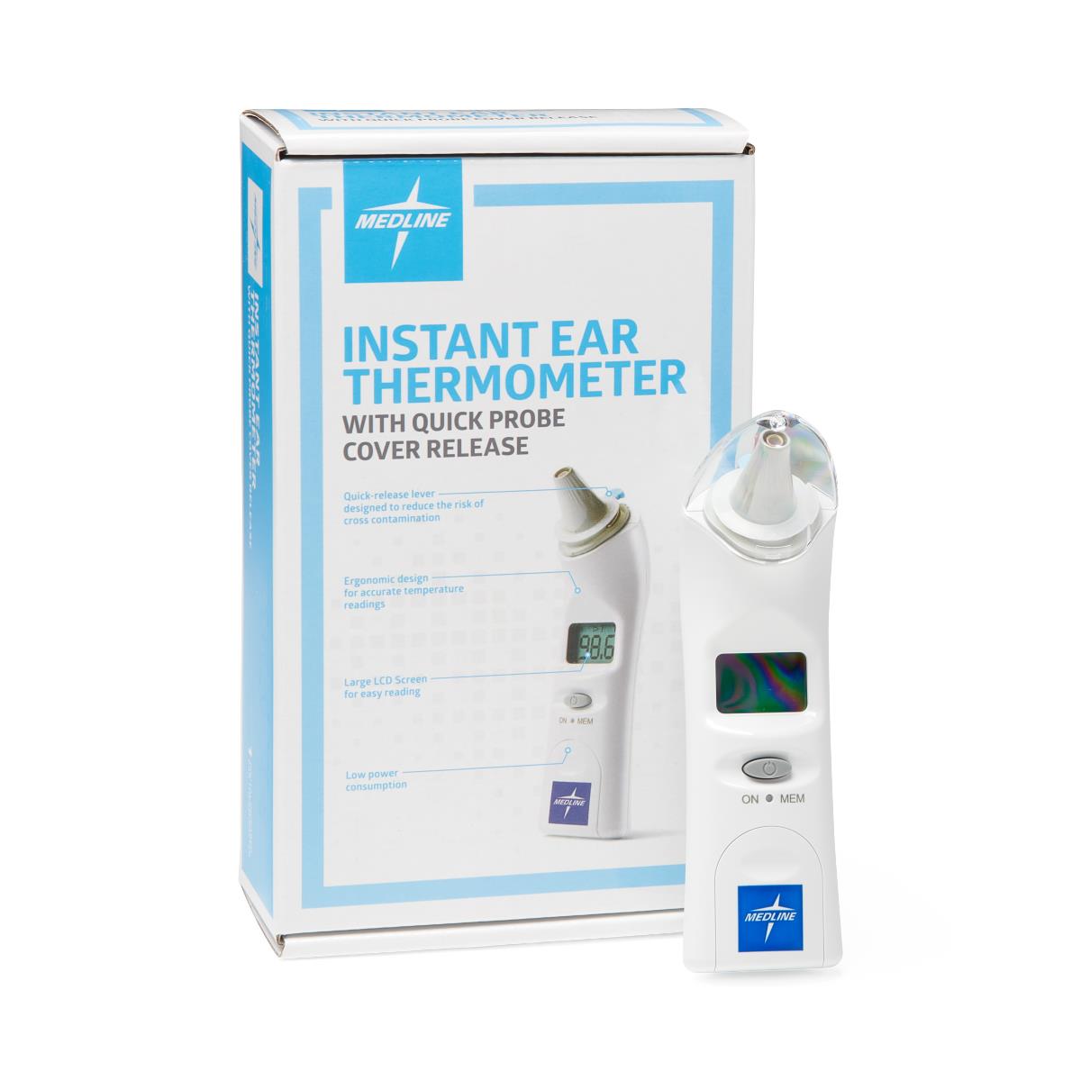 Tympanic Thermometer with Quick Probe Release