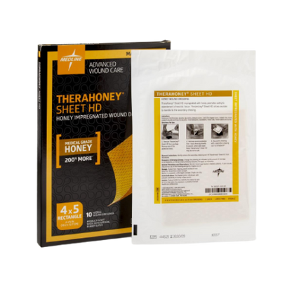 TheraHoney HD Honey Wound Dressings 4x5 box of 10